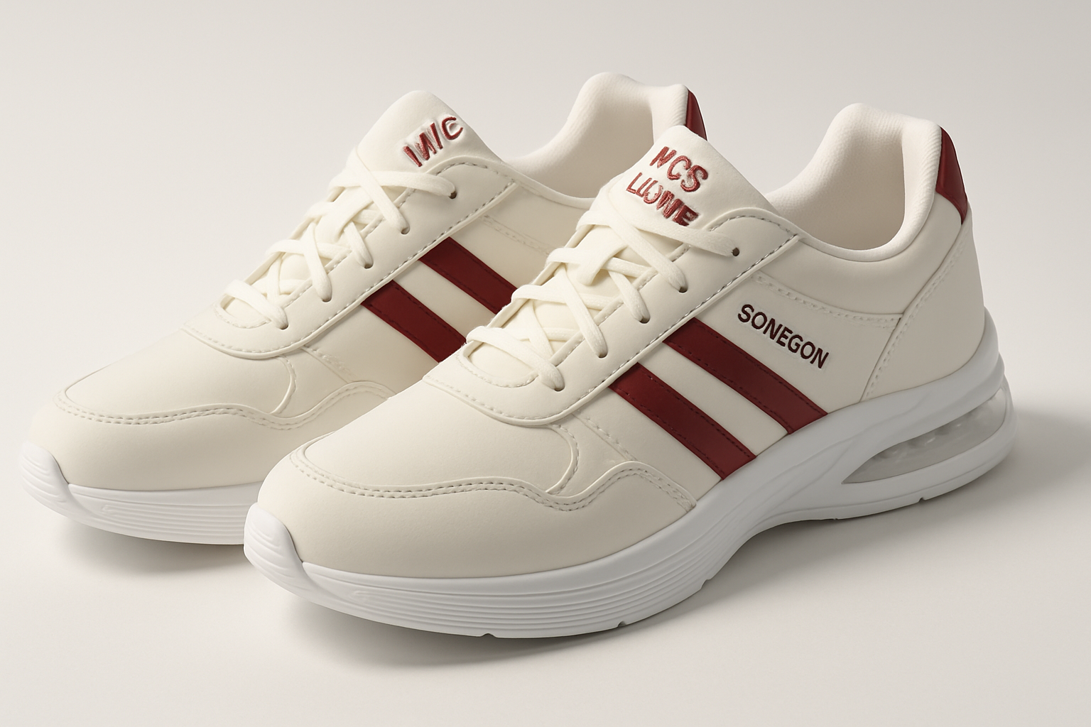 Professional sneaker advertisement