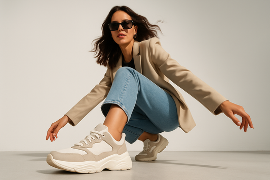 lady wearing sneakers the size of the image is for hero banner